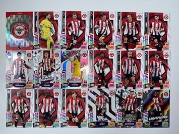 Panini Premier League Plus 2024 2025 Brentford Base Team Cards