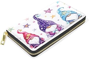 Genuine Leather RFID Blocking Womens Long Wallet with 12 Card Slots by Gnome