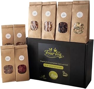 Premium Früchtetee Tee Geschenkeset DIY zum Selber Mischen inkl. 10 Teebeuteln –