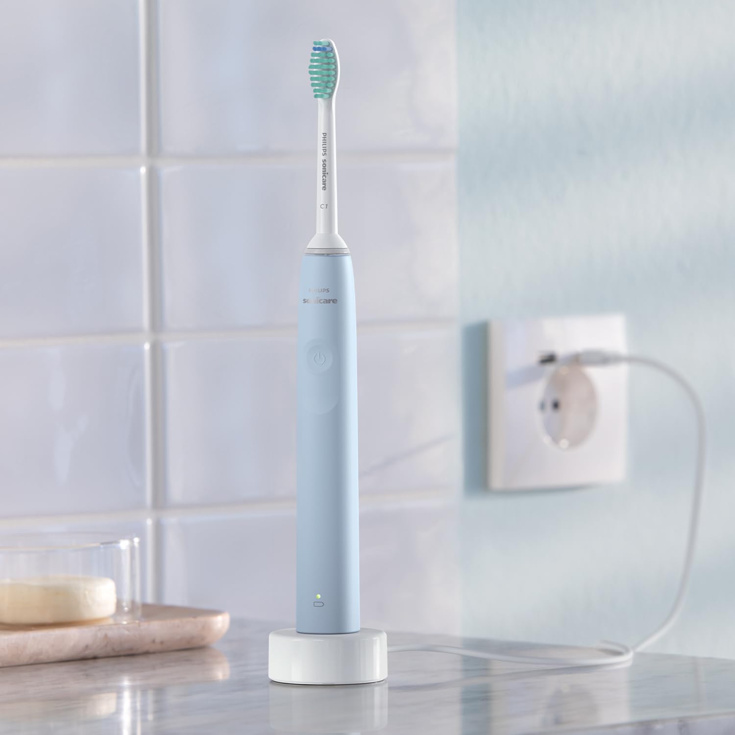 Philips Sonicare 2100 Sonic Şarjlı Diş Fırçası, 3 Kat Daha Fazla Plak Temizliği, 14 Gün Şarj Ömrü, SmartTimer ve QuadPacer Özellikli – HX3651/12