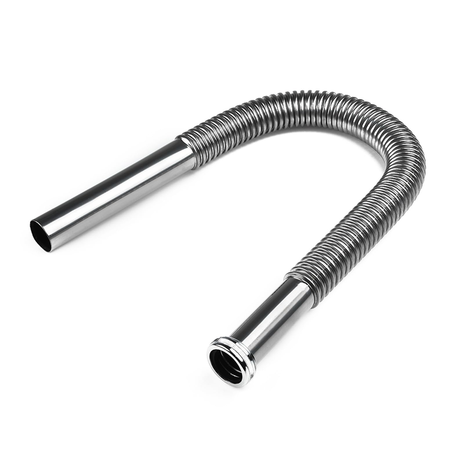 NYMFEA yaoqijie Tubo Flessibile di Scarico del Lavello in Acciaio Inox Sifone Tubo di Scarico dell'Acqua del Bacino Lavabo Parti Idrauliche di Rifiuto 800mm Accessori for La Casa Lasting