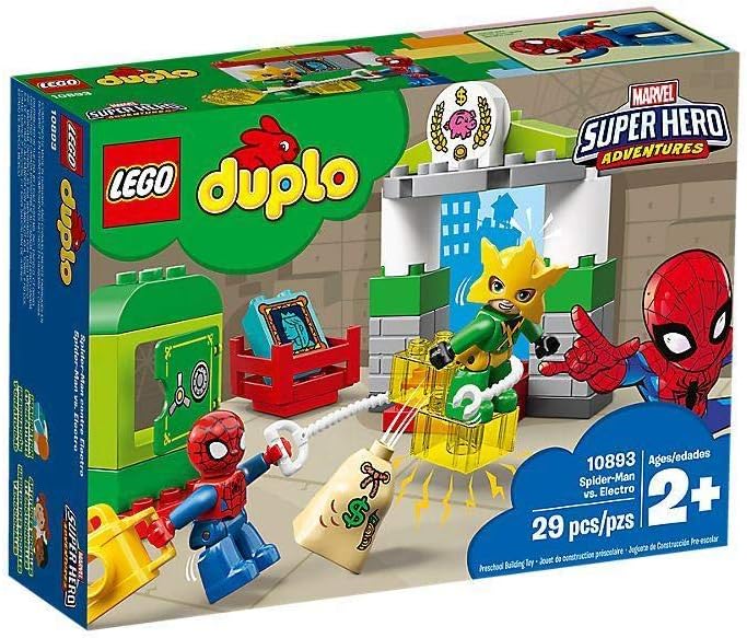 LEGO DUPLO Marvel Super Hero Adventures Spider Man vs Electro 10893 Building Blocks (29 Pieces)