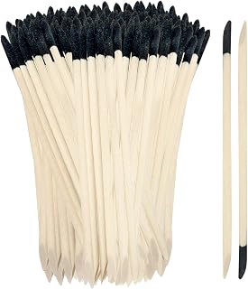 200 Pack Sanding Sticks, Matchsticks Sanding Twigs Fine 280 Grit Detailing Sanding Sticks for Plastic Models Wood Hobby (5.4 x 0.2 Inch)