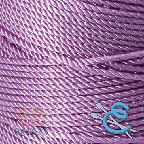 Image of Espiga No.18-100% Nylon Omega String Cord for Knitting and Crochet - 78 Lilac