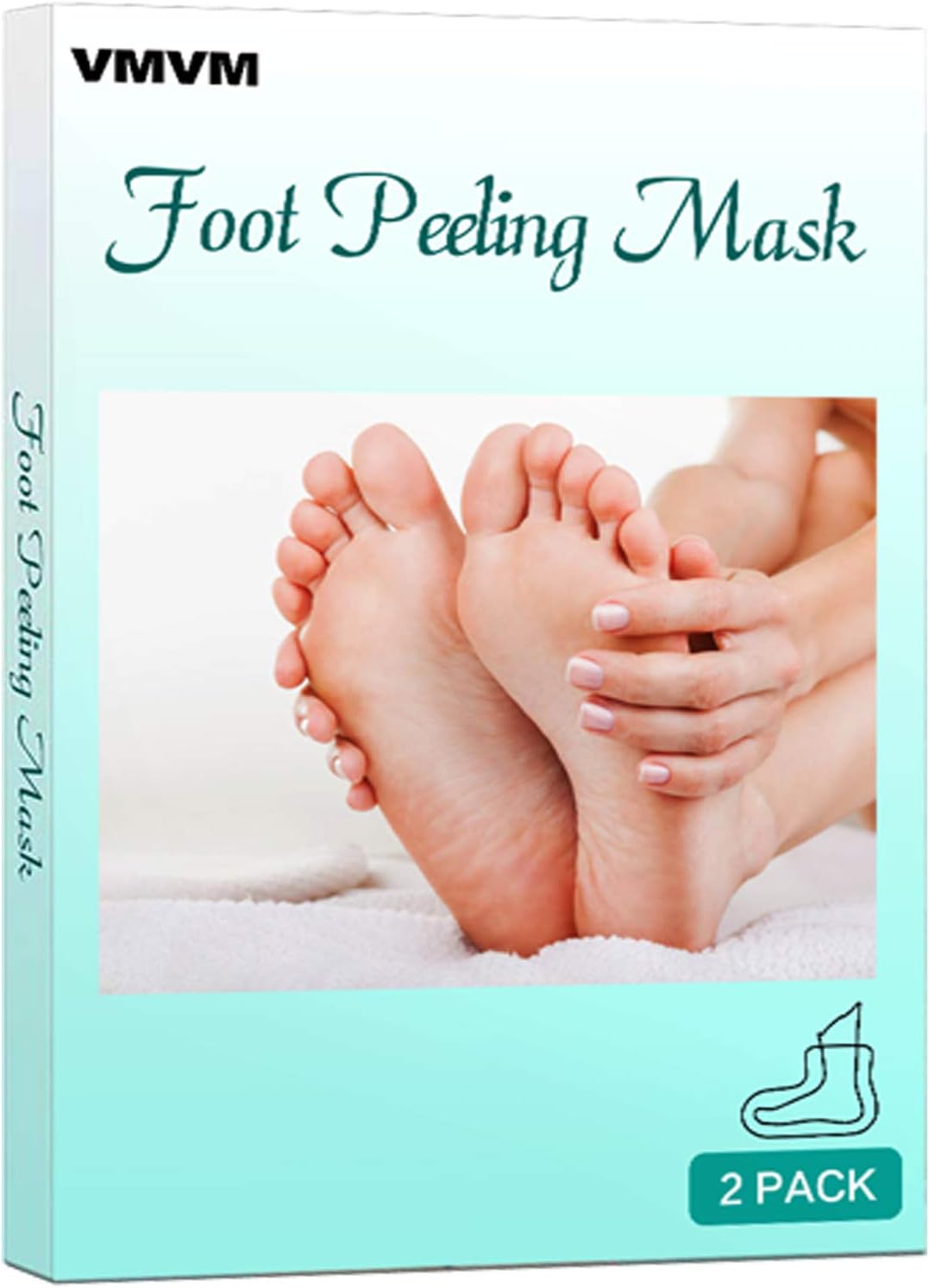 Feet Exfoliant Foot Peel 2 Pack, Make Your Feet Like Baby, Peeling Away Calluses and Dead Skin cells, Exfoliating Foot Mask, Repair Rough Heels, Get Silky Soft Feet