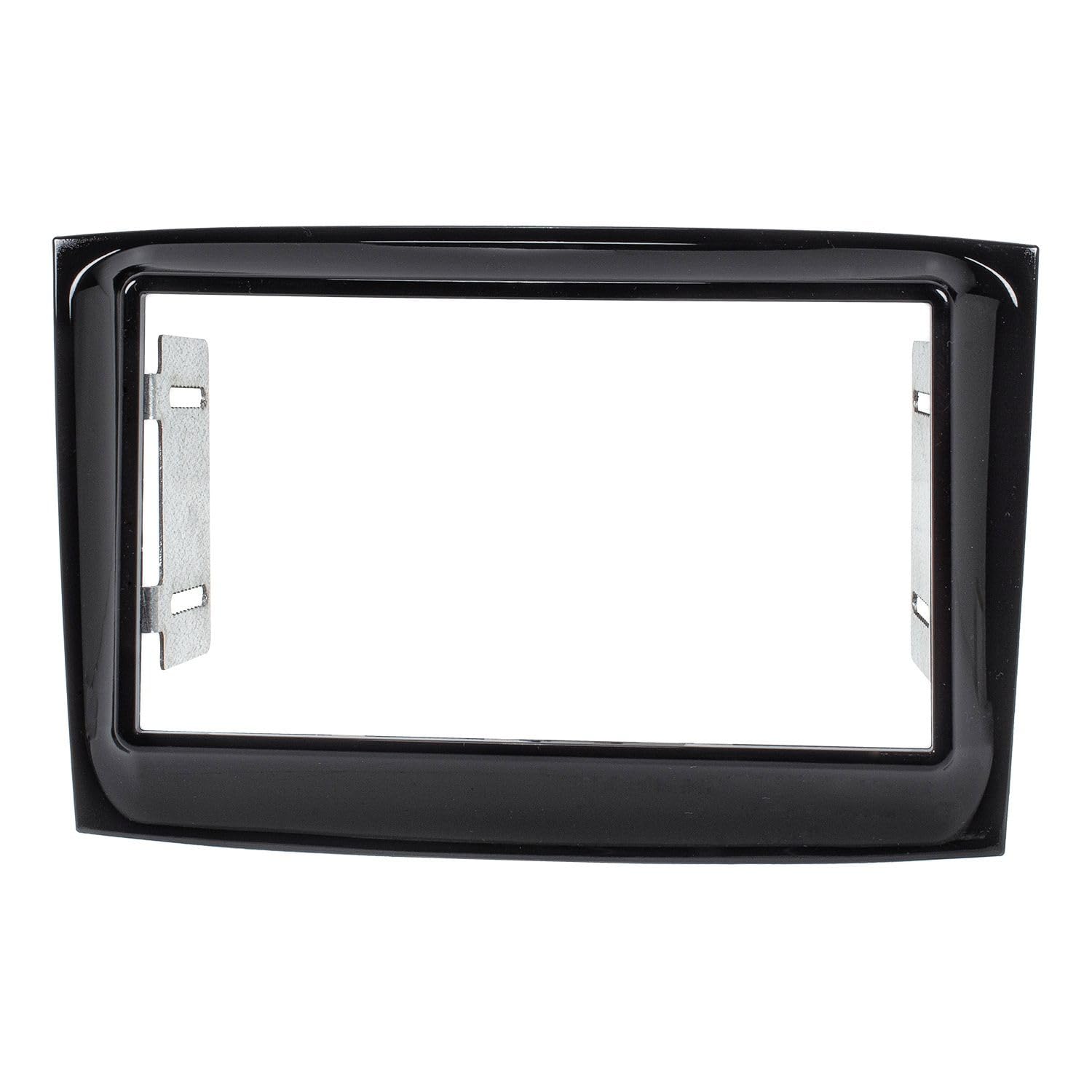 tomzz Audio 2439-002 Doppel DIN Radioblende kompatibel mit Opel Combo 2015 FIAT Doblo 2015 Piano Lack schwarz