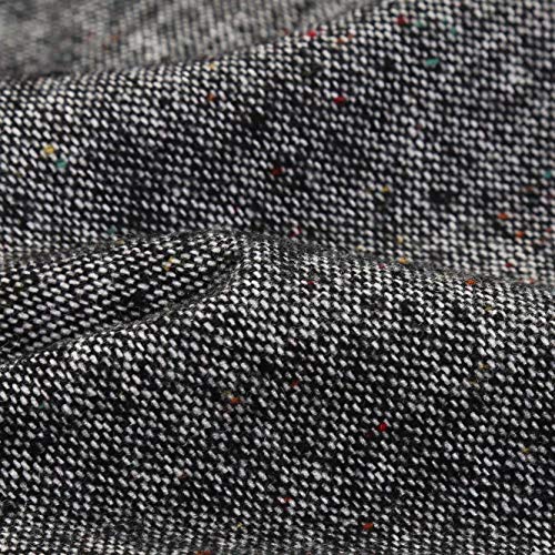 Idealsanxun Black Midi Skirt For Women Fall Winter A Line Wool Pleated Skirt thumb #3