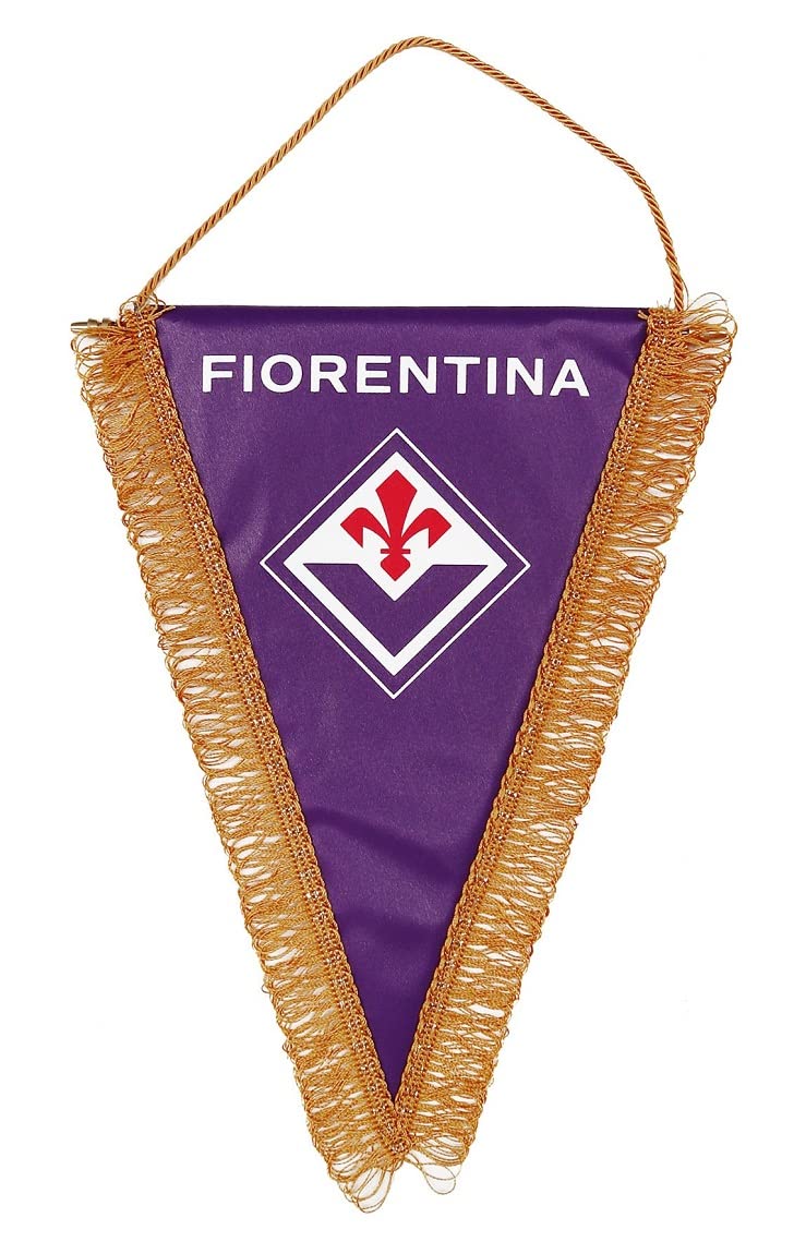 Gagliardetto Fiorentina Ufficiale viola triangolare grande cm. 25 X 35