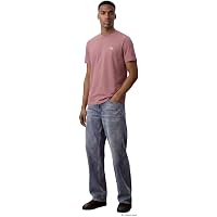 Calvin Klein Uomo T-Shirt Maniche Corte Classic Monogram Tee con Scollo Rotondo