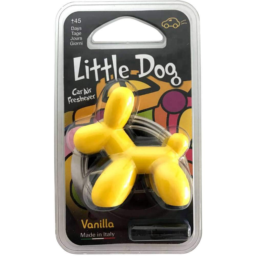 Little Dog LD001 odświeżacz powietrza animowany charakter 3D, żółty