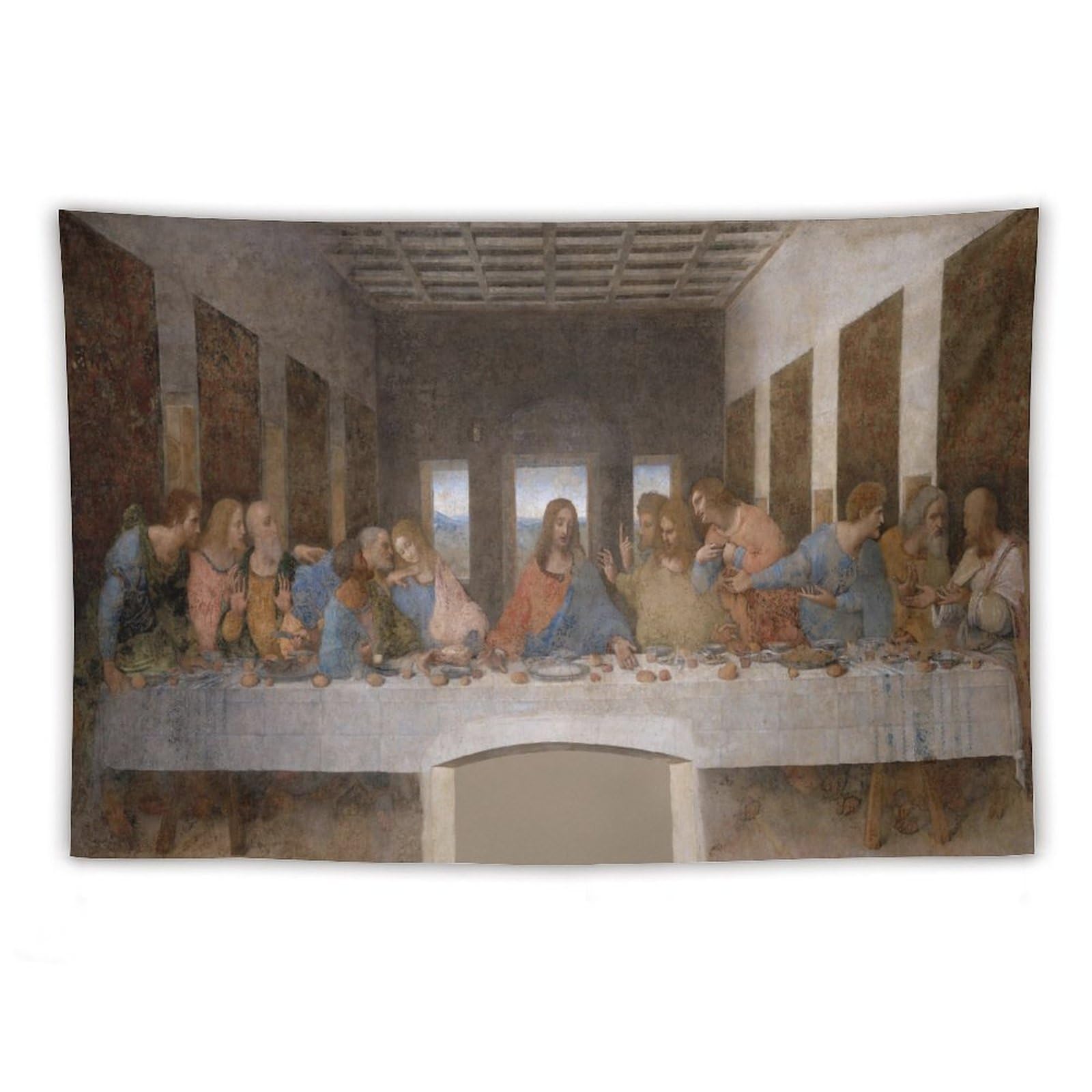 最後の晩餐　　織物 Amazon.co.jp: レオナルド・ダ・ヴィンチの最後の晩餐 タペストリー