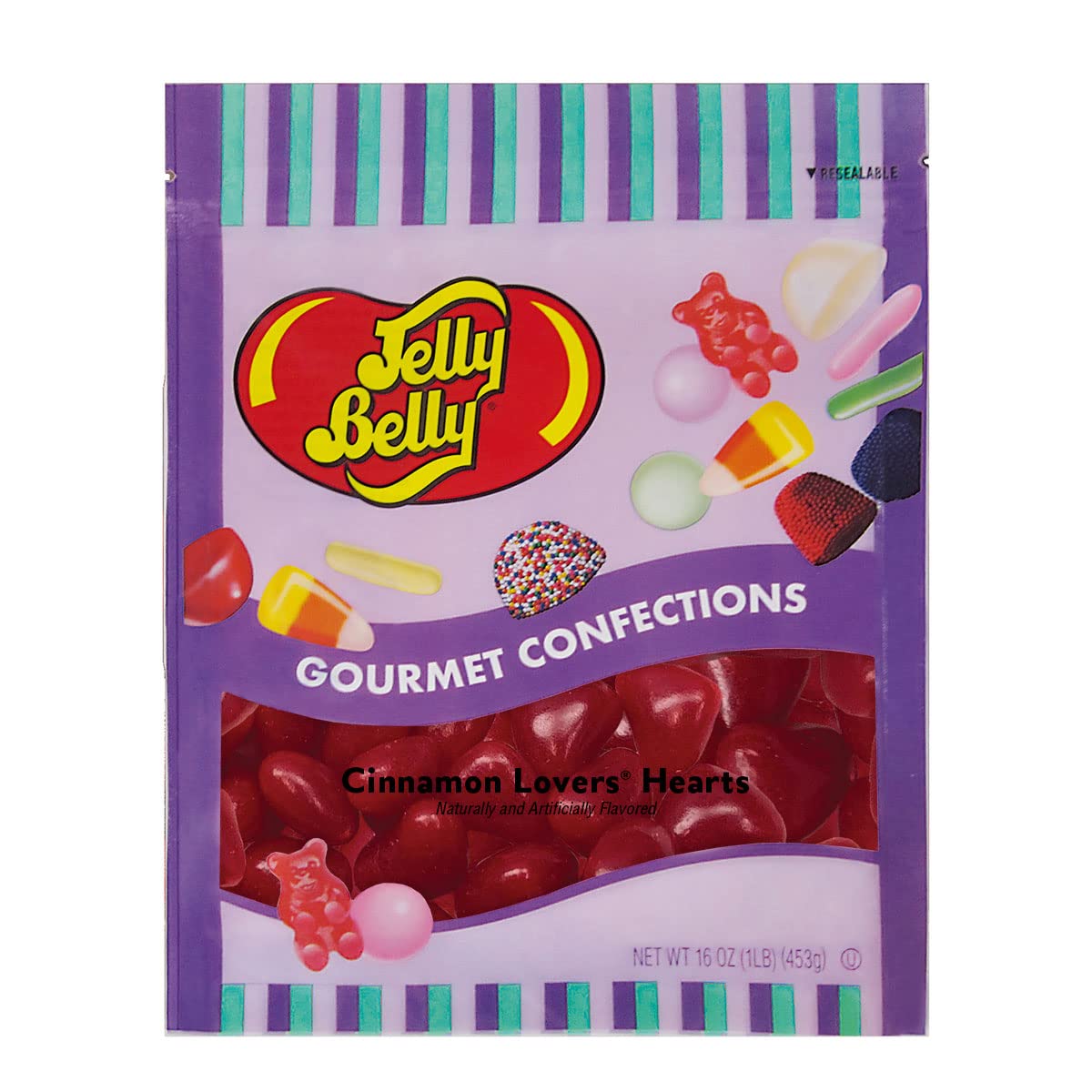 Amazon.com : Jelly Belly Cinnamon Lovers Heart-Shaped Jelly Beans