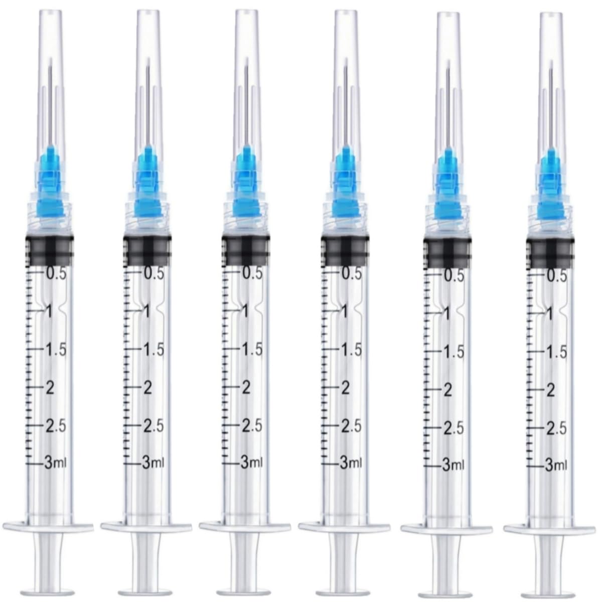 50 Pcs/Box - 23Ga 3ml Lab Dispensing Utensils, Individually Wrapped