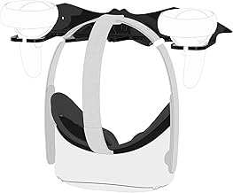 Geekria VR Wall Mount Stand Compatible with Meta Quest 3/Quest Pro/Quest 2/Valve Index/HTC Vive/PlayStation VR Game Accessories Storage Stand Holder Hook VR Headset (Black)