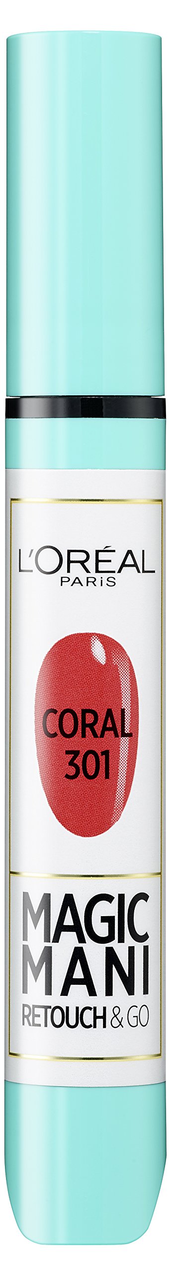 L'Oreal Paris Magic Mani Retouch & Go Nail Polish - 301 Coral