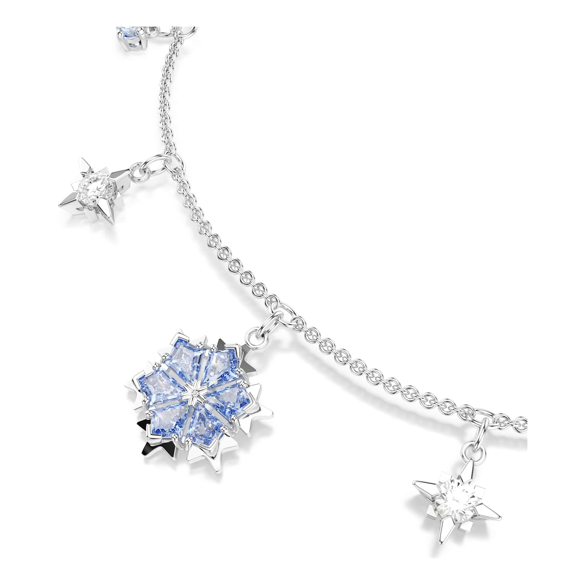 Swarovski Magic Evolution Kolekcja bransoletka, niebieski, pokryty rodem