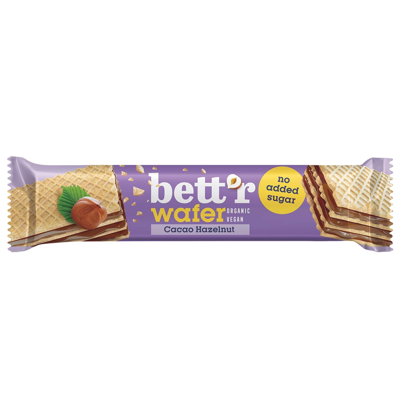 Bett'r No Added Sugar Wafers (Hazelnut)