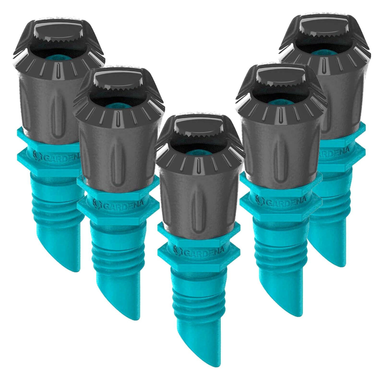 5x 180° Spray Nozzle 4.6 mm 3/16 for Gardena Micro Drip System Sprinkler #02