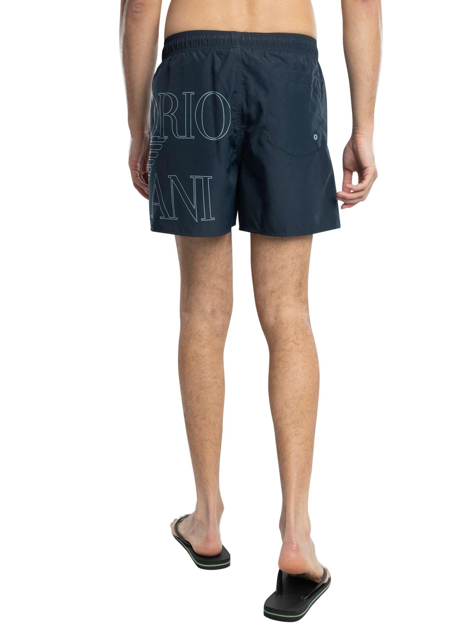 EMPORIO ARMANI Mid Boxer, Bañador para Hombre Hombre, Armani BLU,