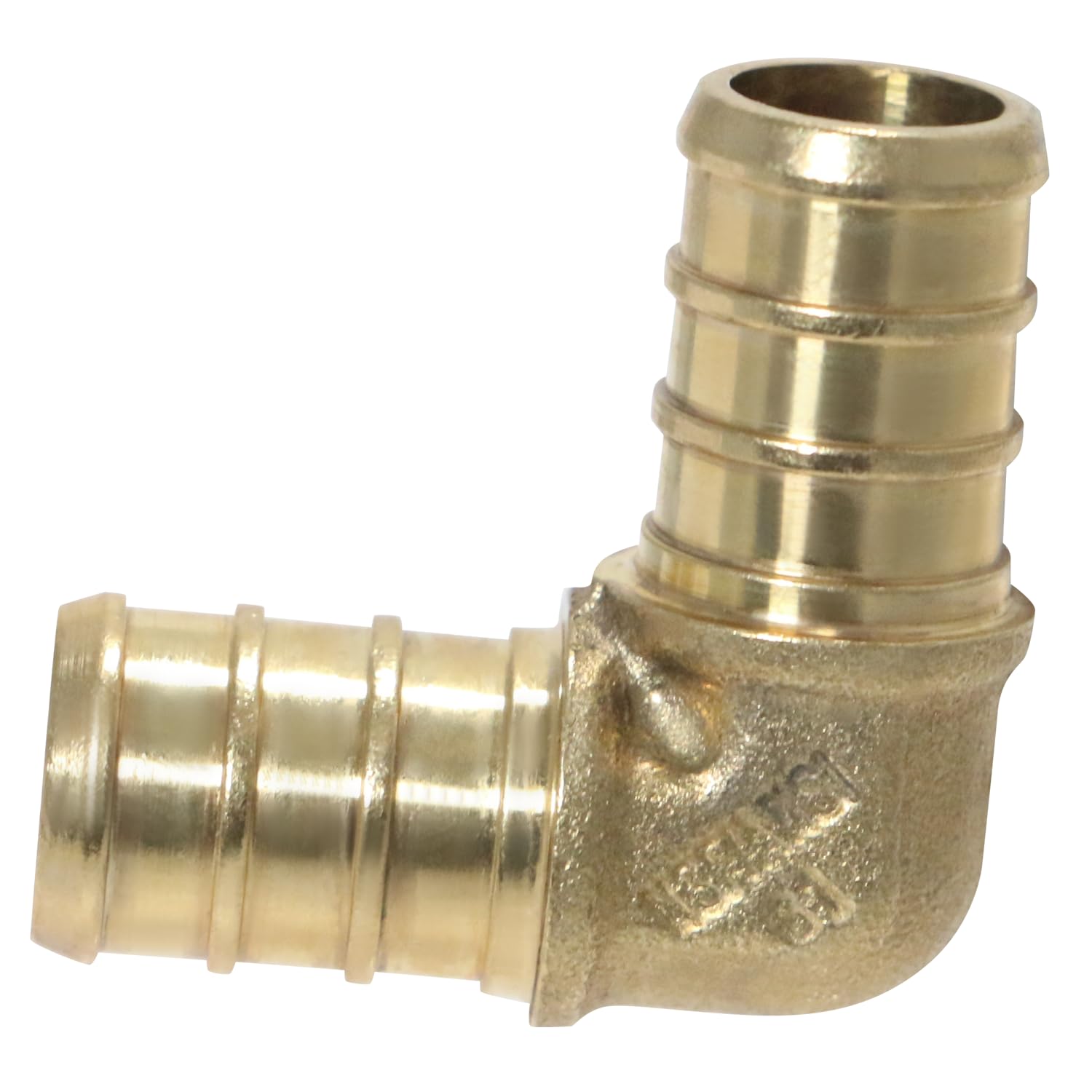 25 Pcs Pex 1/2 Pex x 1/2 Inch Pex Elbow Brass Crimp 23-3-2=25X