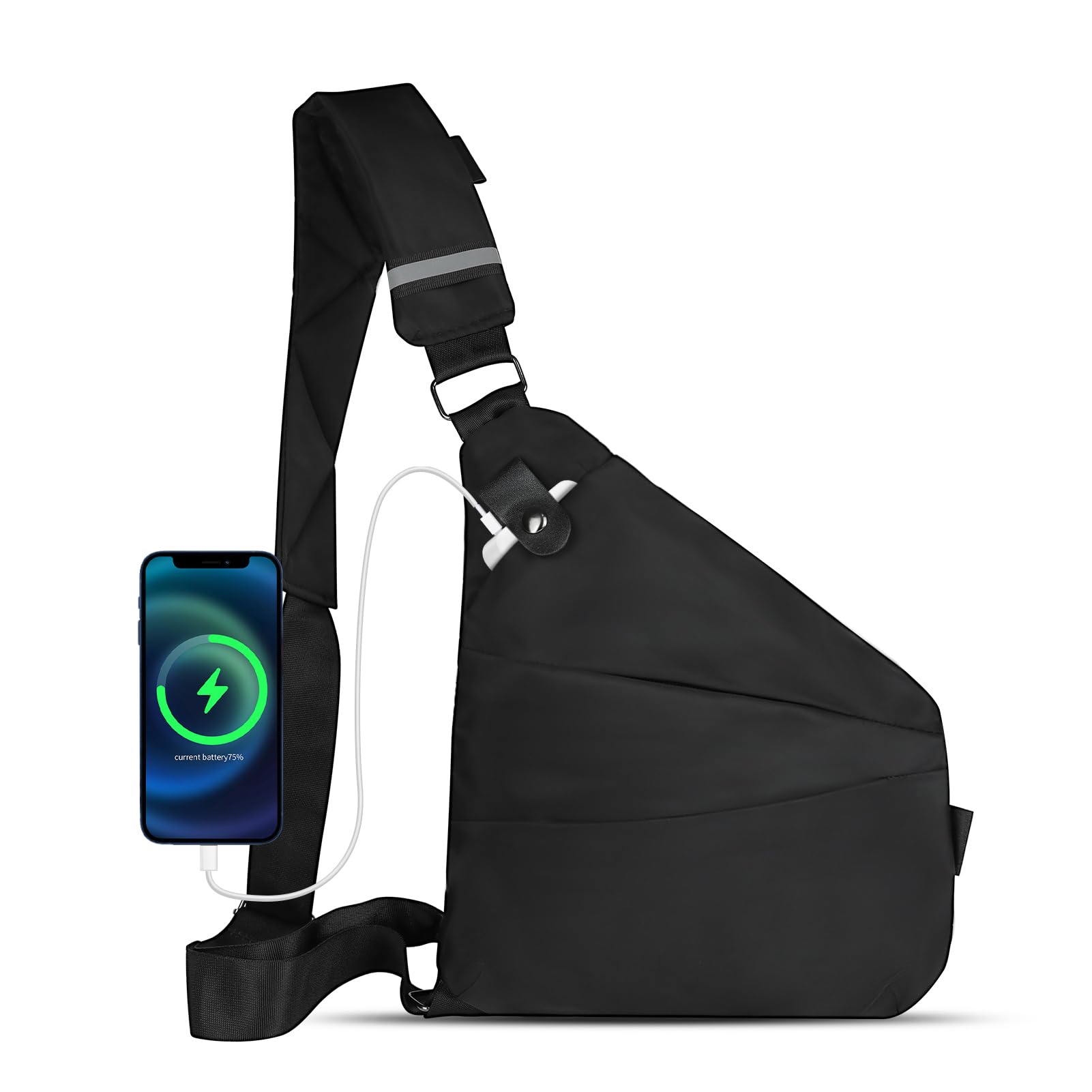 VEAQEEAnti Theft Crossbody Bags for Women Men, Sling Comfortable Cross Body Bag with Adjustable Strap for Travel