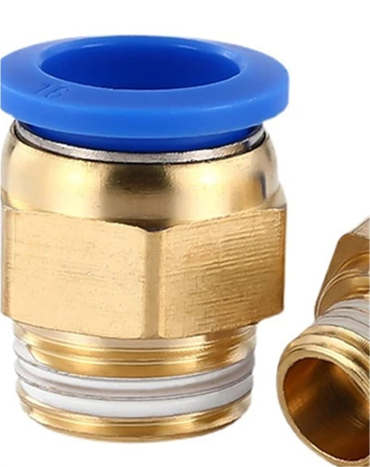 Connecteur rapide pneumatique PL Filetage M5 1/8" 1/4 3/8 PT1/2 Tuyau PU 4 mm 6 mm 8 mm 10 mm 12 mm 1 pièce (6-02 (6 mm-1l4))