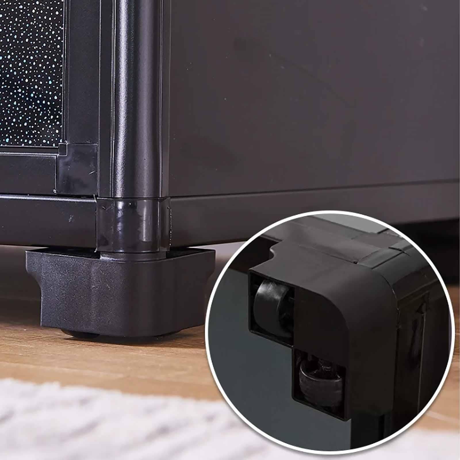 Szafka Kuchenna z Aluminium z Magnetycznymi Drzwiami i Kółkami