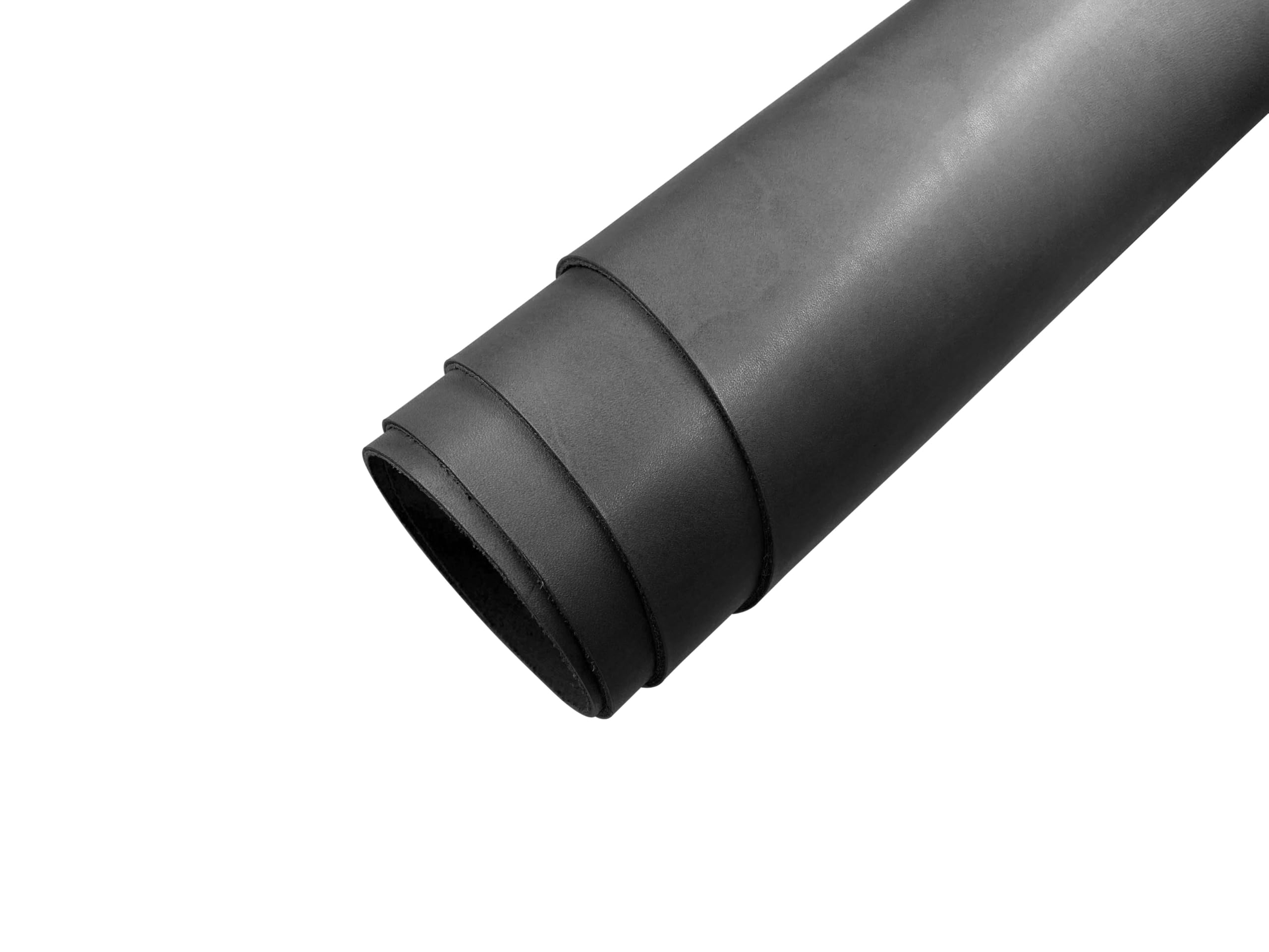 Cuir de vachette tanné végétal noir Bankofleather pour fabriquer vos accessoires durables