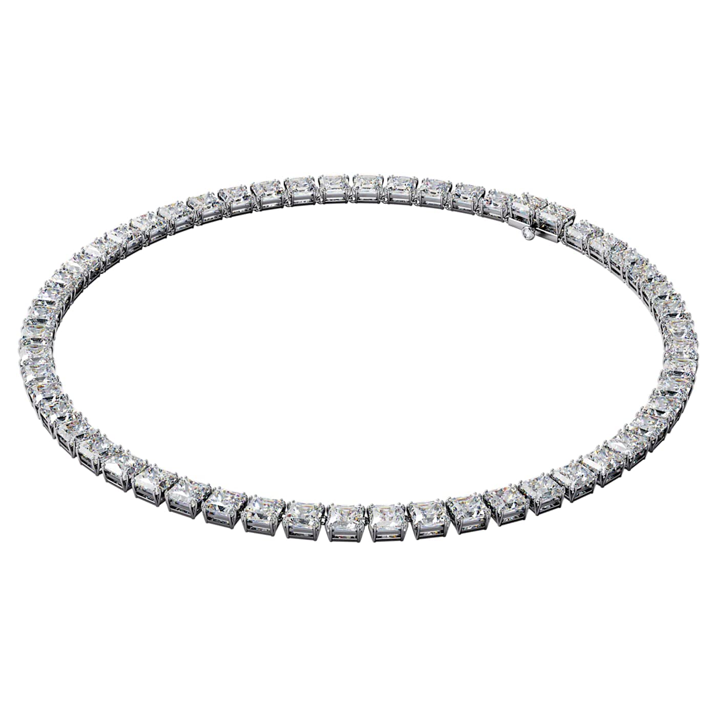 SwarovskiMillenia Crystal Jewelry Earrings and Necklace Collection, Clear Crystals, Rhodium Tone Finish