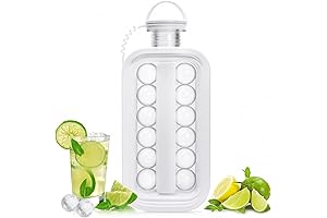 Ice Baller Maker Water Bottle: 2-in-1 Portable Kettle with Cooling Pods