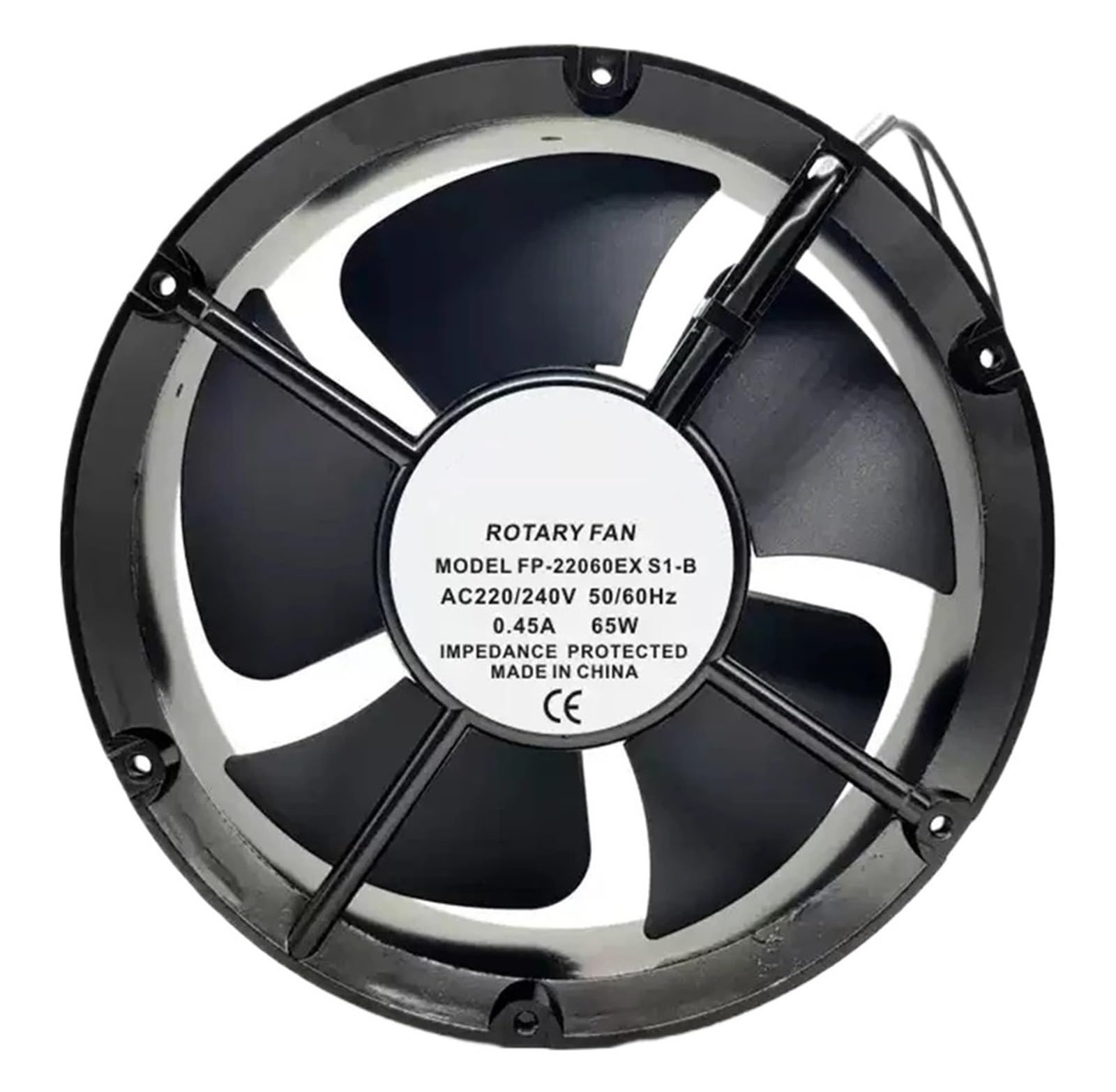 LZIKKGKI 22CM Cooling fan 22060 220V 65W FP-22060EX-S1-B Axial Flow fan