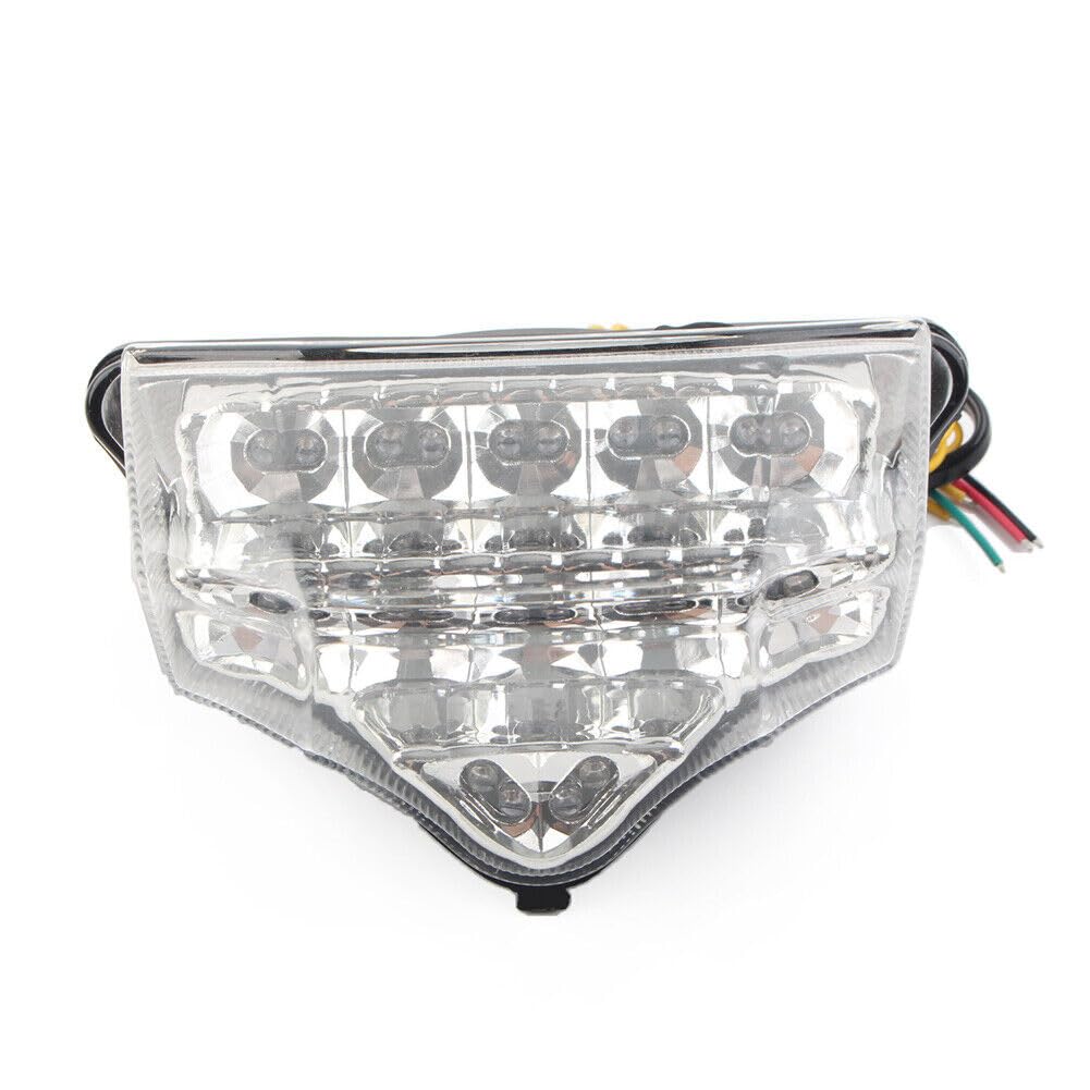 JKAPCYJFHF Feu arrière, clignotant, frein, transparent, compatible avec Yamaha FZ600 FZ6 FAZER