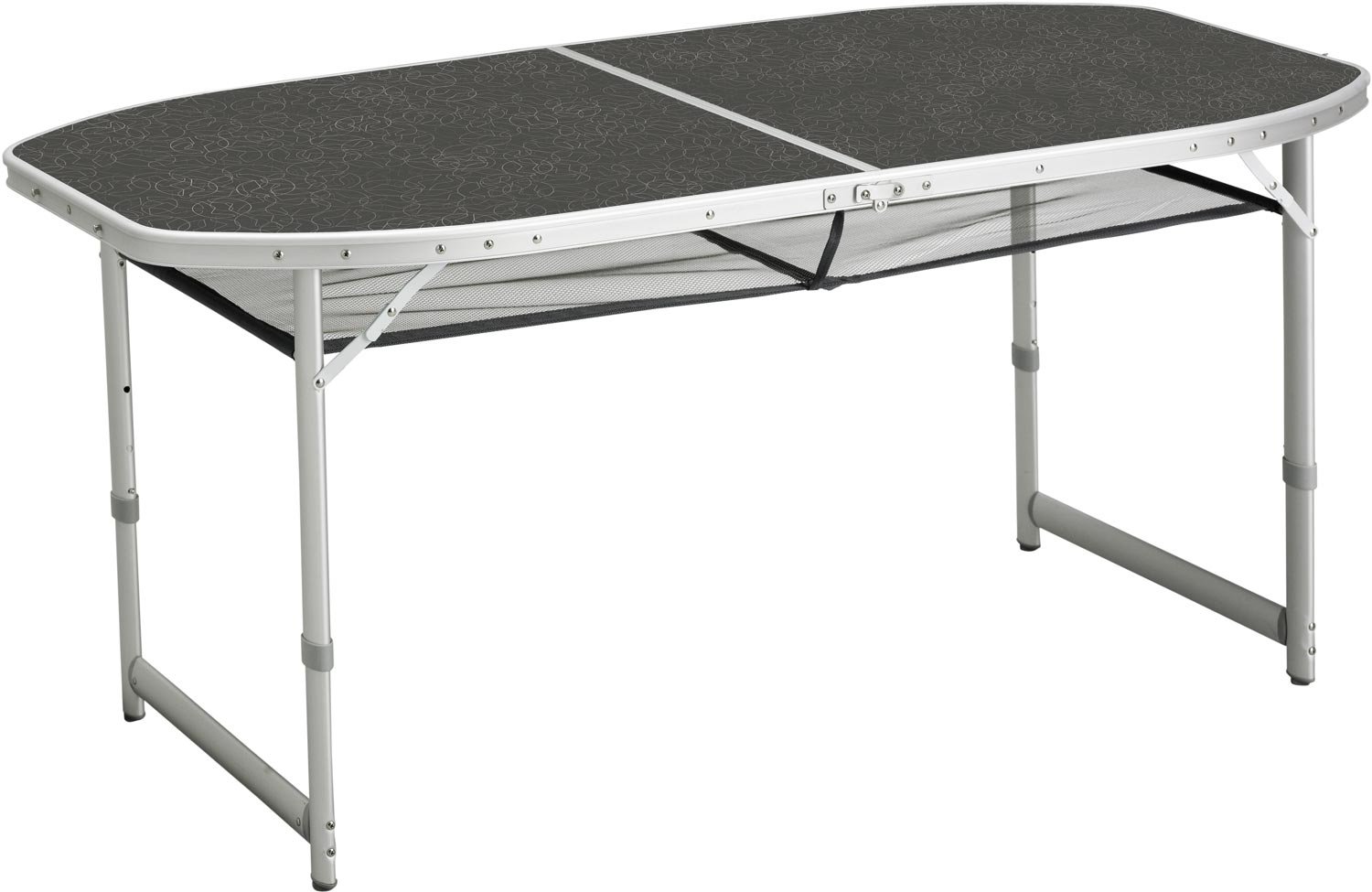 Outwell Casilda campingstoel, zwart, 104 x 63 x 90 cm
