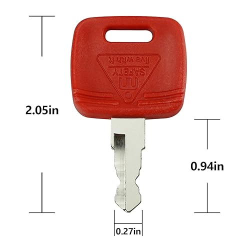 Miniatura 2 de Llave de encendido RE183935 RE71557 Reemplazo de llave para tractor J-OHN Deere 2038R 5320 3120 3320 3720 4210 4320 4510 4710 5045E 5103 5203 7130