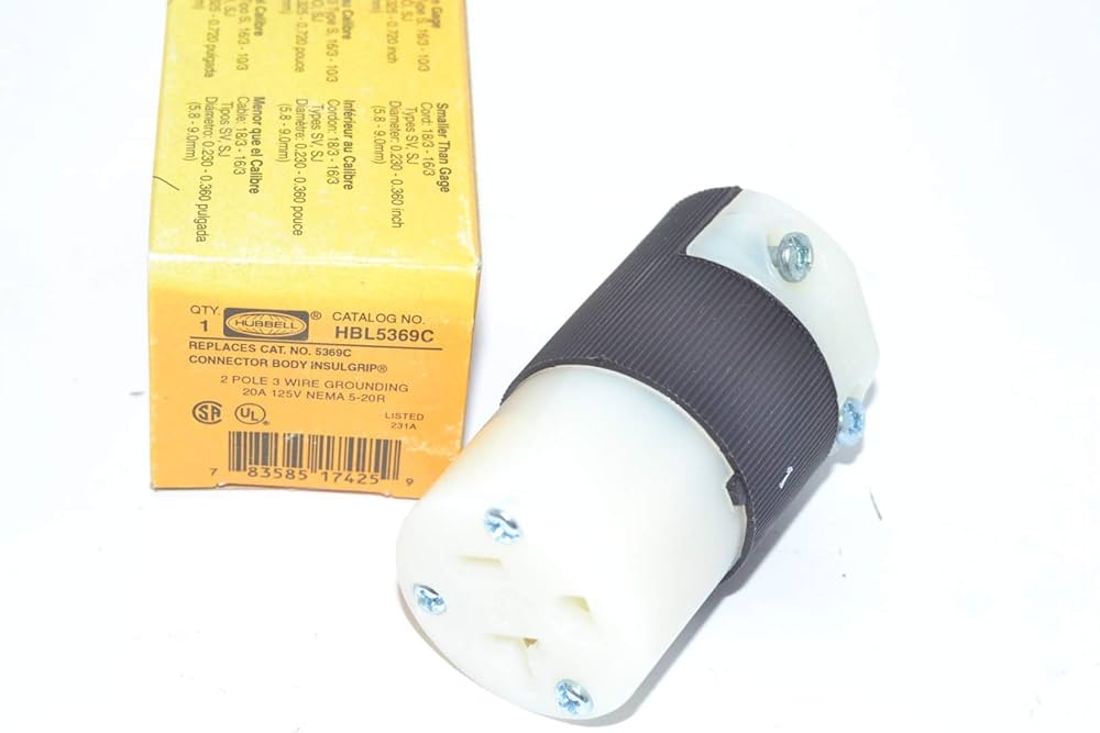 HUBBELL HBL5369C RECEPTACLE - Amazon.com