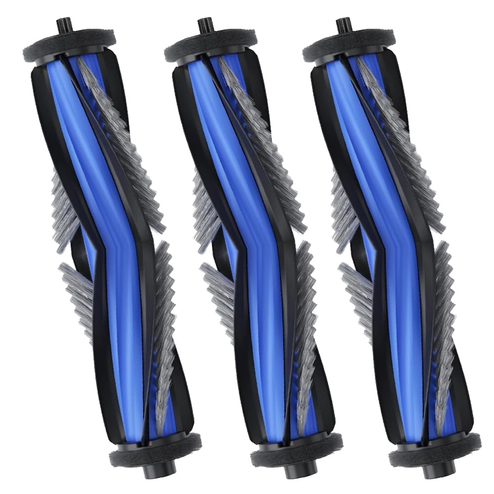 BOASYZO (3 Pack) N30 Pro Omni Roller Brushes for ECOVACS DEEBOT X8 PRO OMNI/ T50 PRO Omni/ T50 MAX PRO/ N30 Omni/ N30 PRO Omni Robot Vacuum, Main Roller Brush Replacement Multi-Surface Brushes (3)