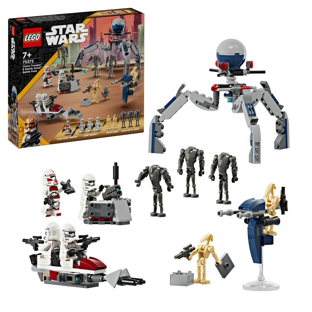 LEGO Star Wars Clone Trooper & Battle Droid Battle Pack 75372 (215 Pieces)