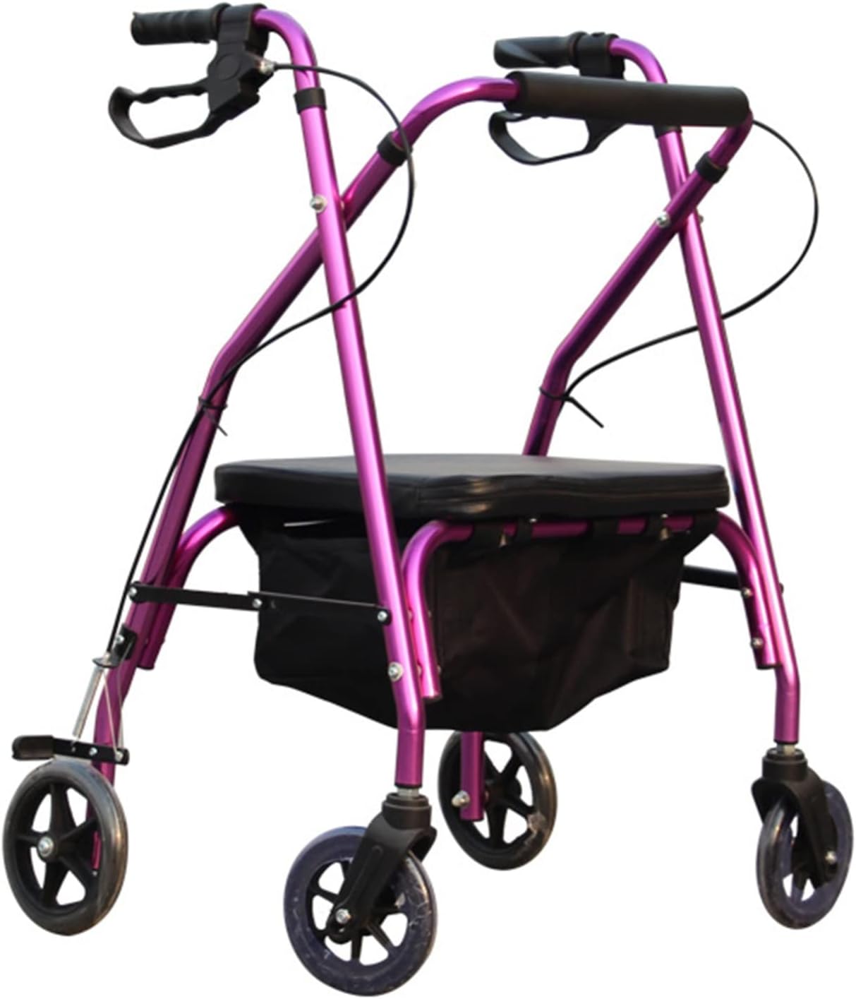 Walking Frame Rollators 4 Wheel with Seat Folding Lightweight,Folding