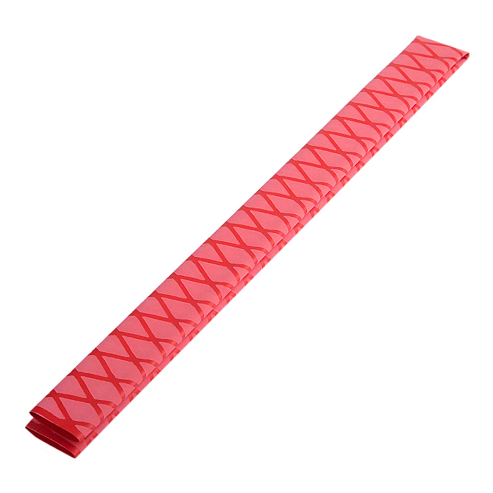HshDUti Fishing Rod Sock Fishing Rod Sleeve Rod Cover Anti-slip Heat Shrink Rod Protector Pole Gloves Wrap Tube Fishing Tools for Spinning Fishing Rod,Casting Rod,Musky Rod,Fly Rod Red 35mm