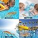 OBEST Ferngesteuertes Mosasaurus Boot, 2.4GHz RC Hai-Spielzeug, Shark Wasserspielzeug für Kinder Electric Dinosaurier-Boot, Simuliertes Mosasaurierschwimmen mit Wassersprühfunktion (2 Batterien)
