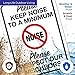 Keep Noise to A Minimum Sign, 10x7 Inches, Rust Free .040 Aluminum, Fade Resistant, Made in USA