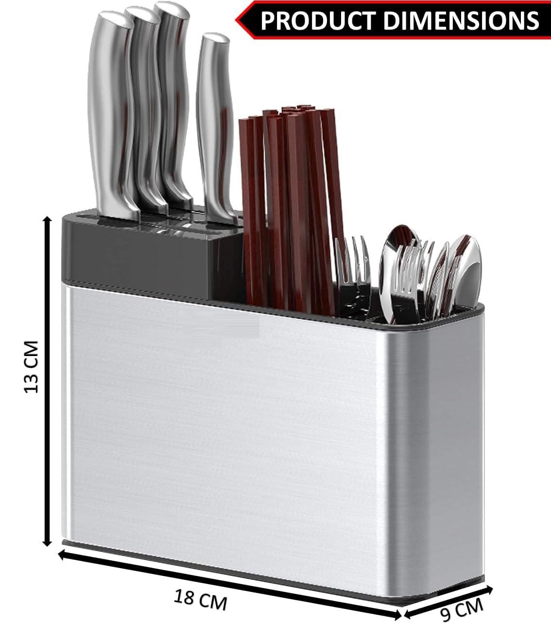 Openja Knife & Cutlery Holder - Sink Organizer -2