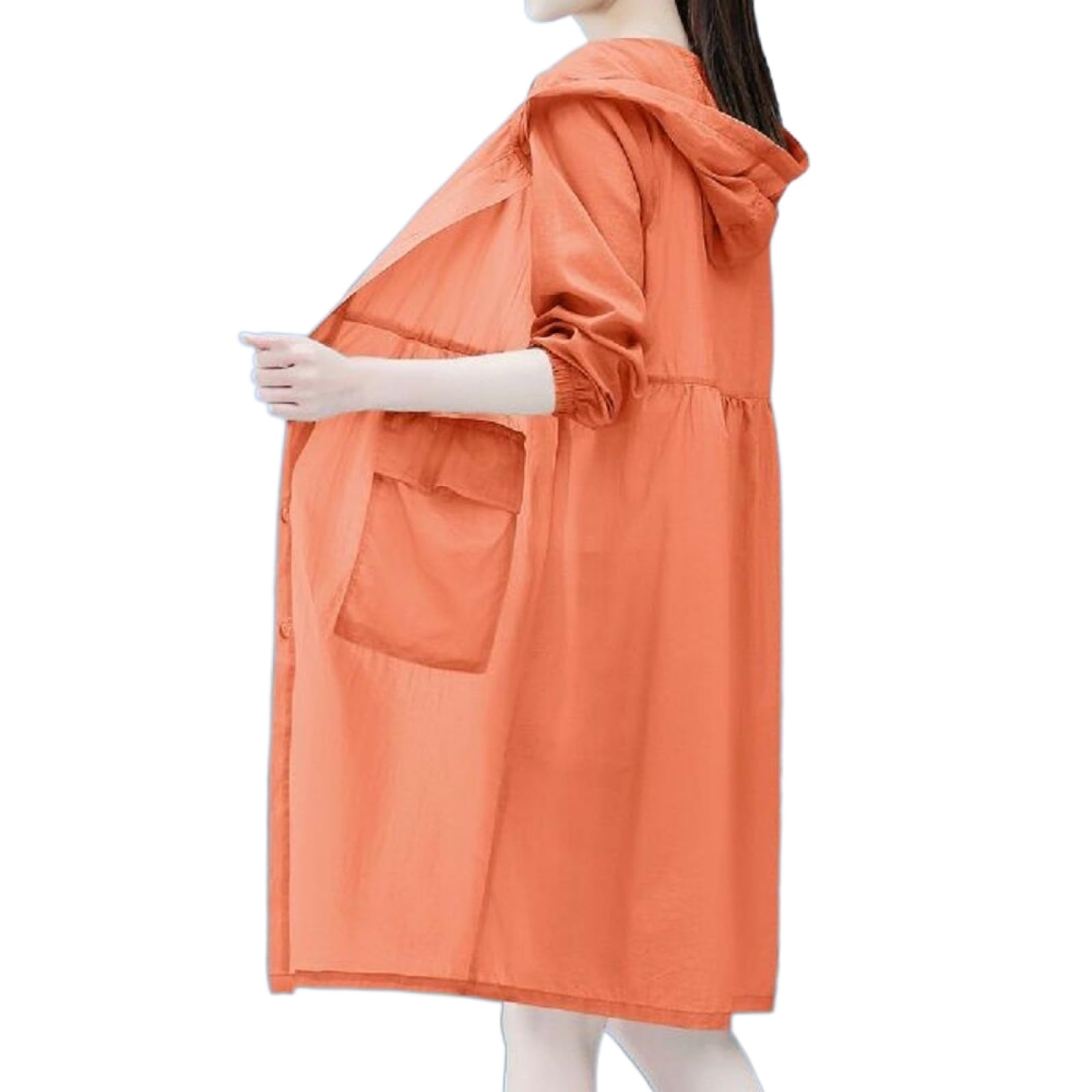 ORDOBO Chaqueta De Protección Solar De Verano - Chaqueta De Punto De Seda Helada para Mujer, Ropa De Protección Solar para Exteriores, Ropa De Abrigo Cómoda Informal De Manga Larga A La Moda