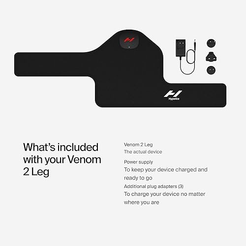 Miniatura 7 de Hyperice Venom 2 - Calor avanzado + envoltura de vibración (pierna) - Aprobado por FSA o HSA