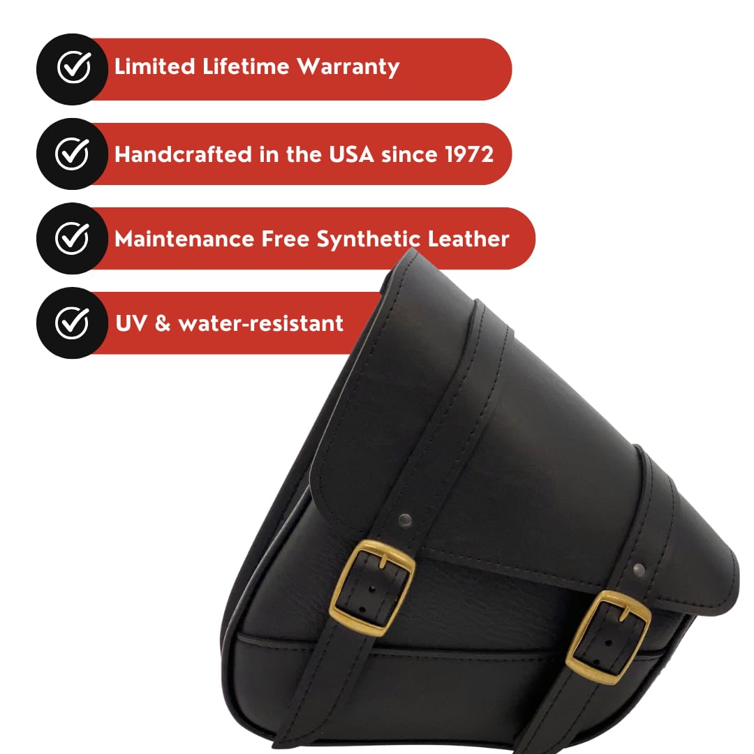 Amazon.com: Willie & Max Black Synthetic Leather Brass Monkey