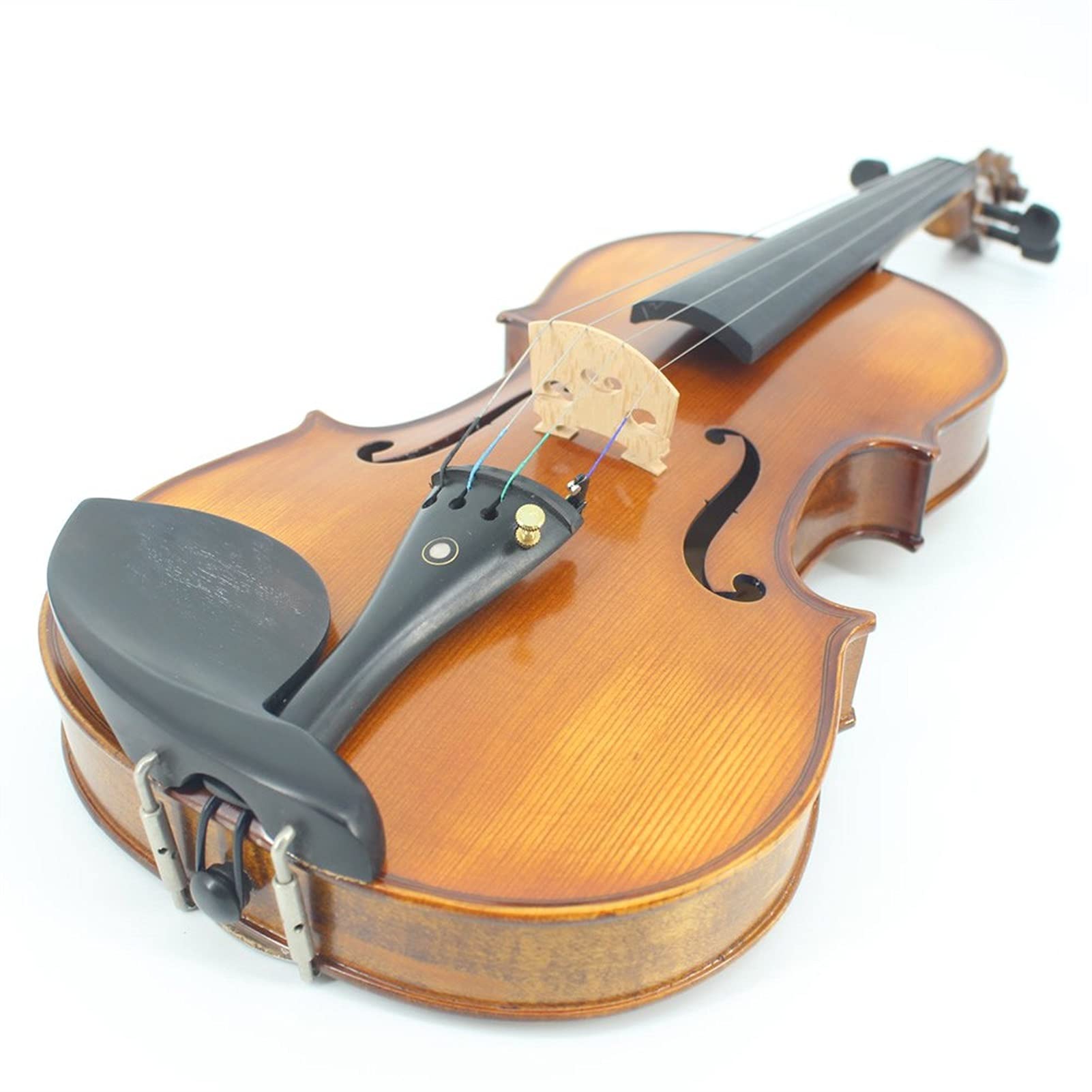 Neue Natürliche Flamme Ahorn Violine Volle Größe Handkraft Violine Saited Musical Instrument Ebony Anpassung W/Case Bogen Bogen Kolophonium Anfänger Violine Set(1/2)