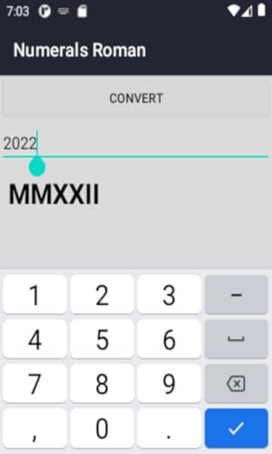 Numerals Roman Converter