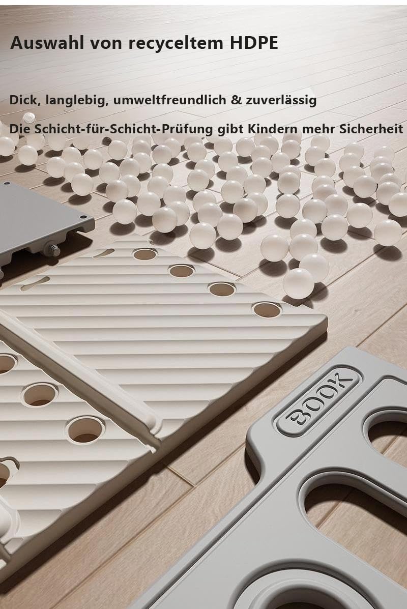 habeig Multifunktionales Kinderregal, Weiß, Kunststoff, mit Bücherregal und XL-Aufbewahrungsboxen, Spielzeugregal mit Türen, Kinderzimmerorganisation, 110 x 88 cm inkl. Boxen #202852