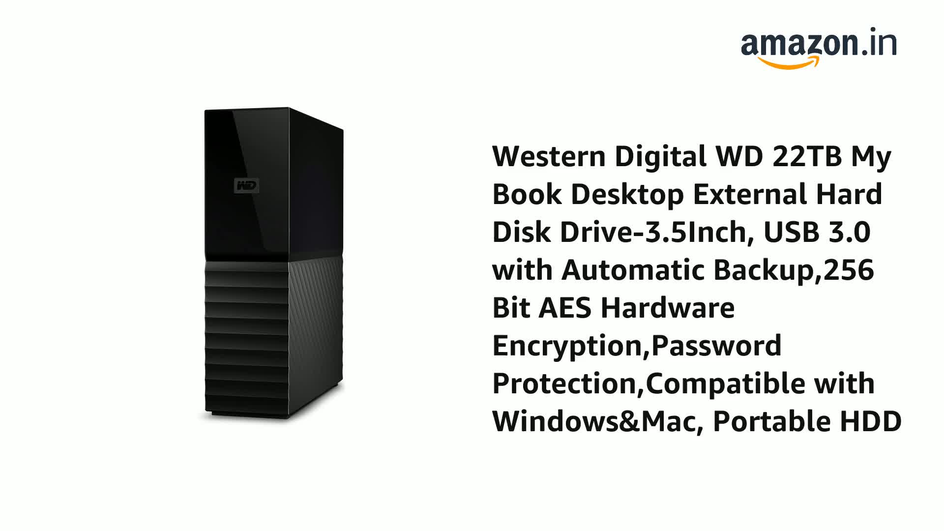 WESTERN DIGITAL 外付けHDD My Book 22TB Amazon.com: WD 22TB My Book External Hard Drive, Desktop HDD