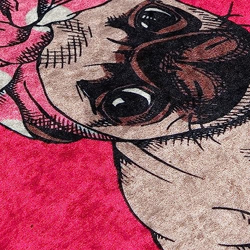 WELL HOME MOBILIARIO & DECORACIÓN Alfombra de baño Fucsia - imagen 4